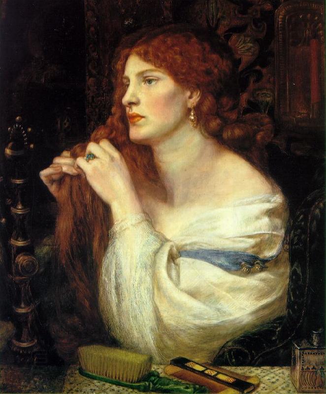 Dante Gabriel Rossetti Fazio's Mistress oil painting picture
